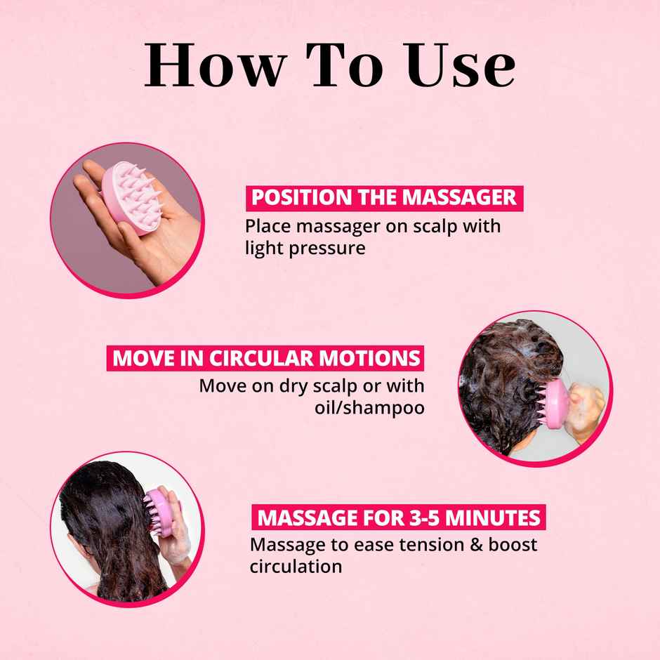 ENN Beauty Root Ritual Hair Scalp Massager | Reduces Hair Fall & Soothes Scalp Tension