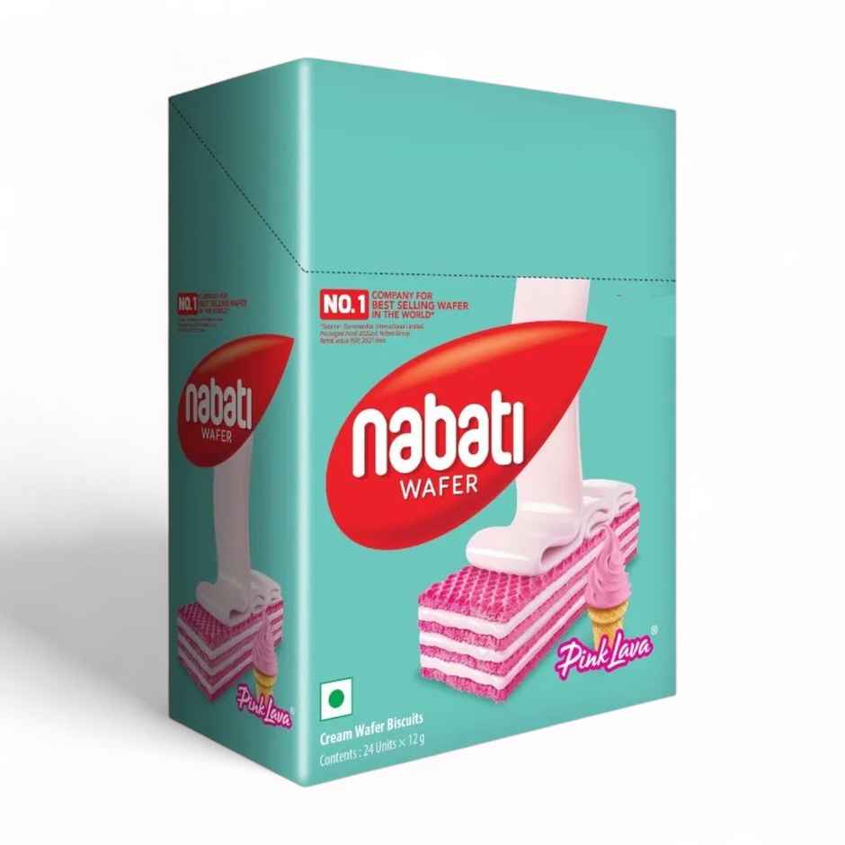Nabati Wafer Cream Biscuit Pink Lava