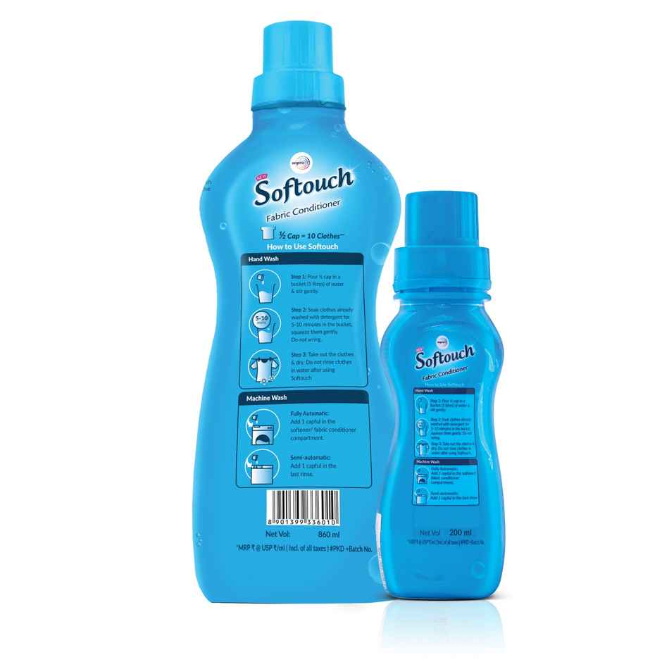 Softouch Ocean Breeze After Wash Fabric Conditioner With Antibacterial Protection