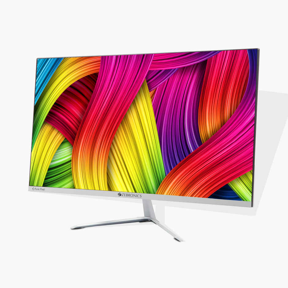 Zebronics A24 FHD LED 24" Monitor | 1920x1080 | 240 Nits | HDMI & VGA | Speakers | Slim Bezel