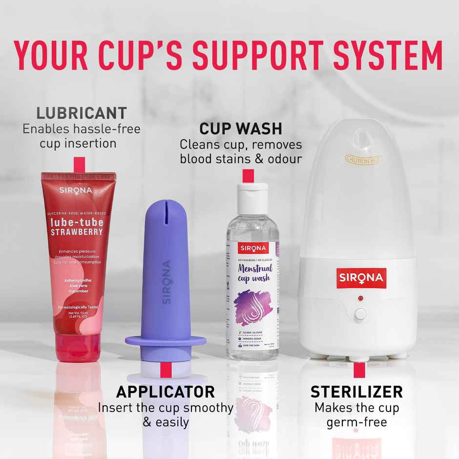 Sirona Reusable Menstrual Cup Large