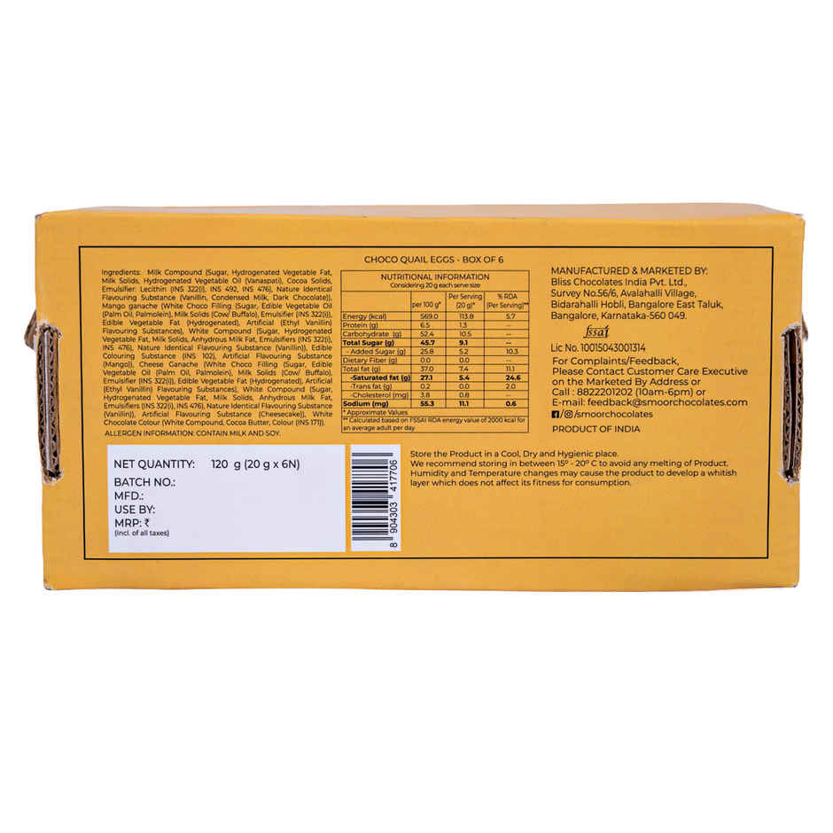 Smoor Easter Gift Box Choco Eggs