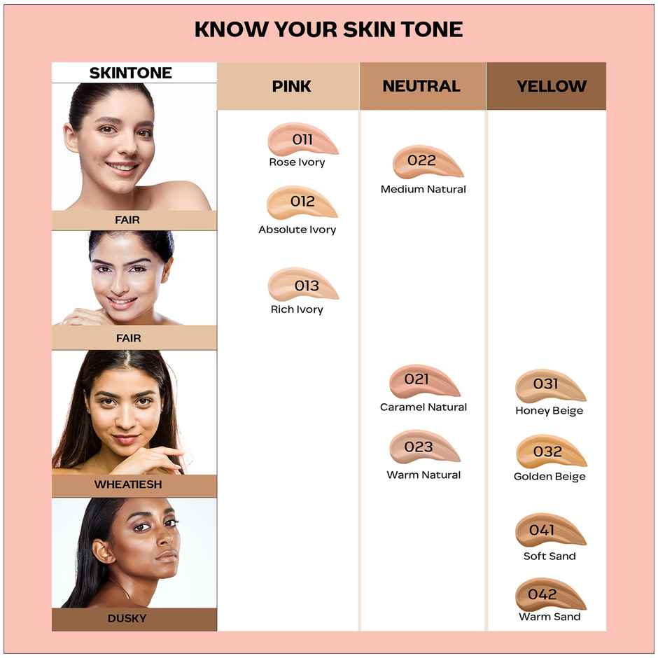 Faces Canada All Day Hydra Matte Foundation Medium Natural 022