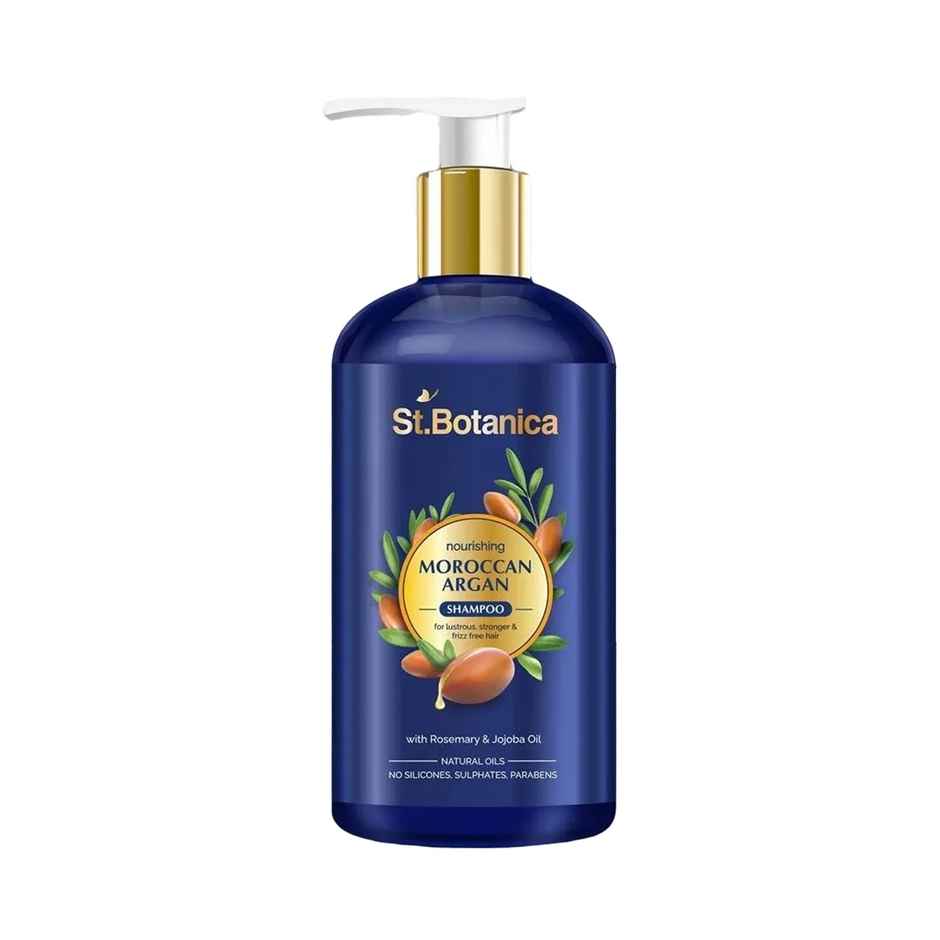 St.Botanica Moroccan Argan Hair Conditioner To Nourish Dull Dry & Frizzy Hair No Parabens(300ml) & St.Botanica Moroccan Argan Hair Shampoo To Nourish Dull Dry & Frizzy Hair No Parabens & Sulphates(300ml) Combo