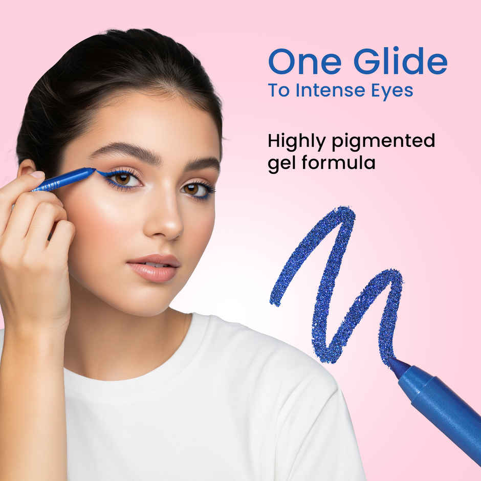 Swiss Beauty Intense Gel Kajal - Peraly White