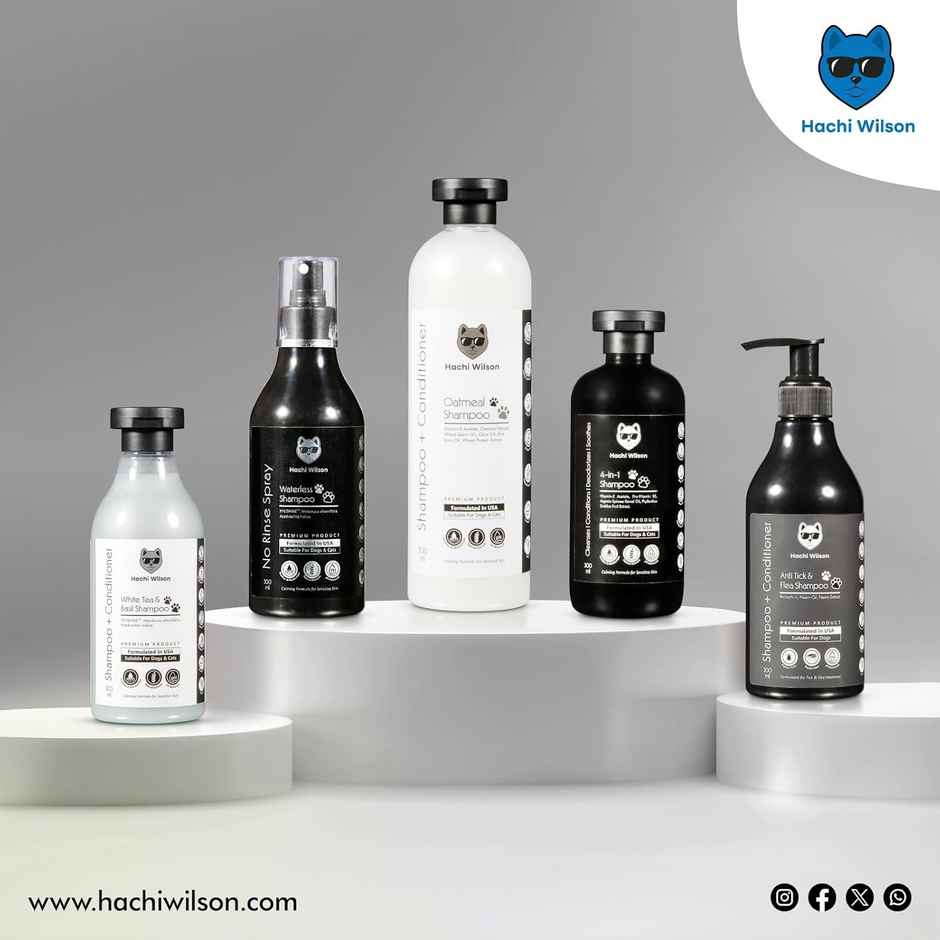 Hachi Wilson Premium Anti Tick & Flea Dog Shampoo And Conditioner