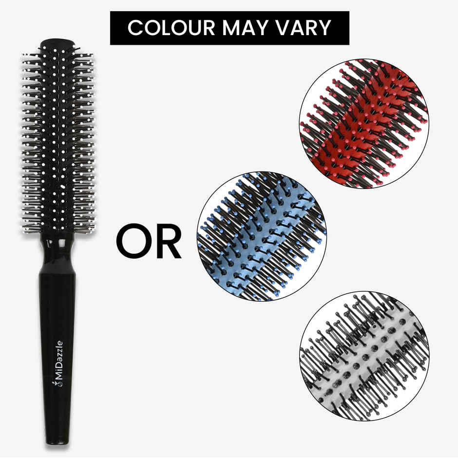 Midazzle Round Hair Brush for Curls, Volume & Waves Blow Dry | Assorted