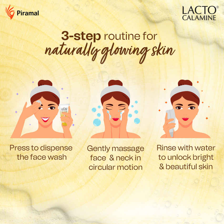 Lacto Calamine Ubtan Face Wash For Glowing Skin Natural Face Wash With Sandalwood