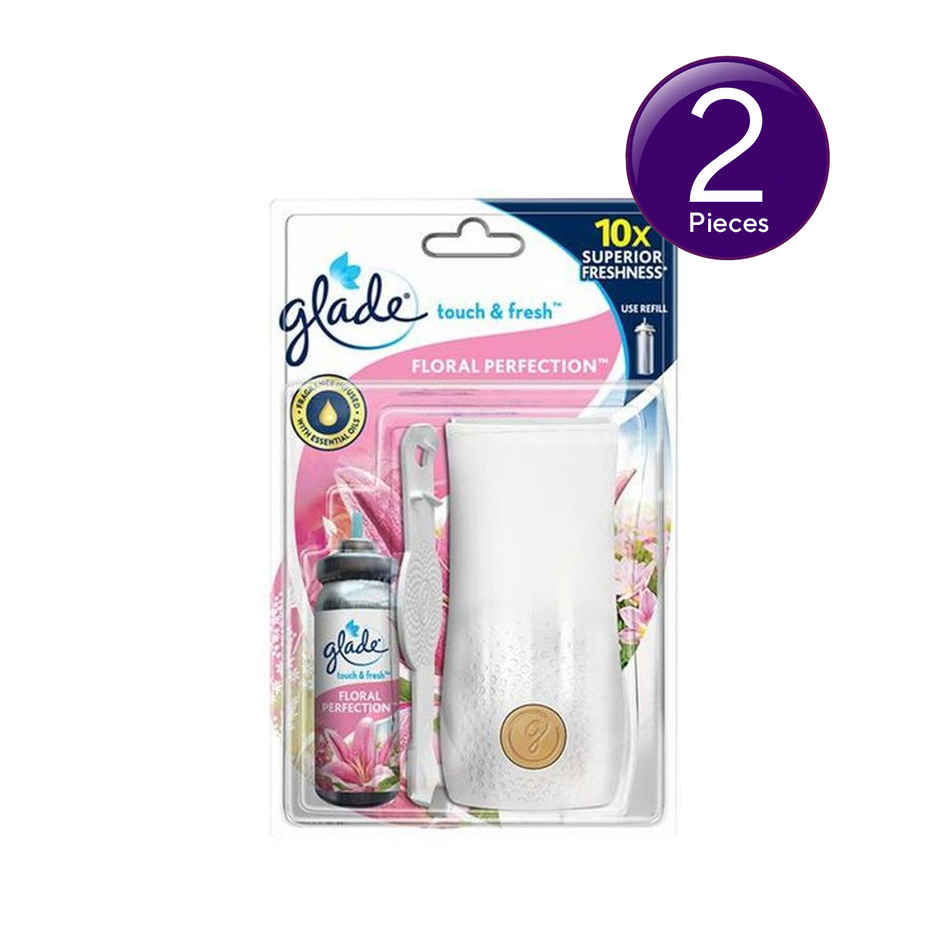 Glade Touch & Fresh Floral Room Freshener | Dispenser + Refill Combo