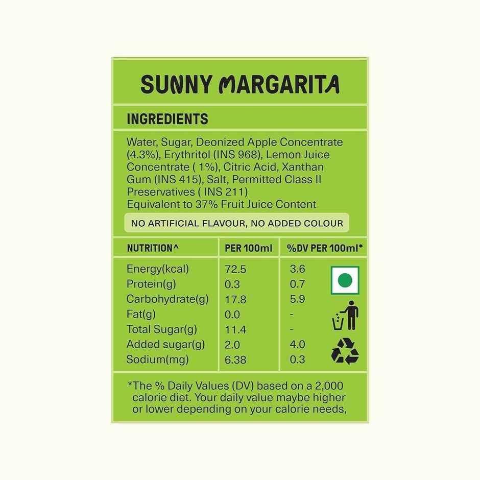 Tipsy Tiger Lemon Sunny Margarita