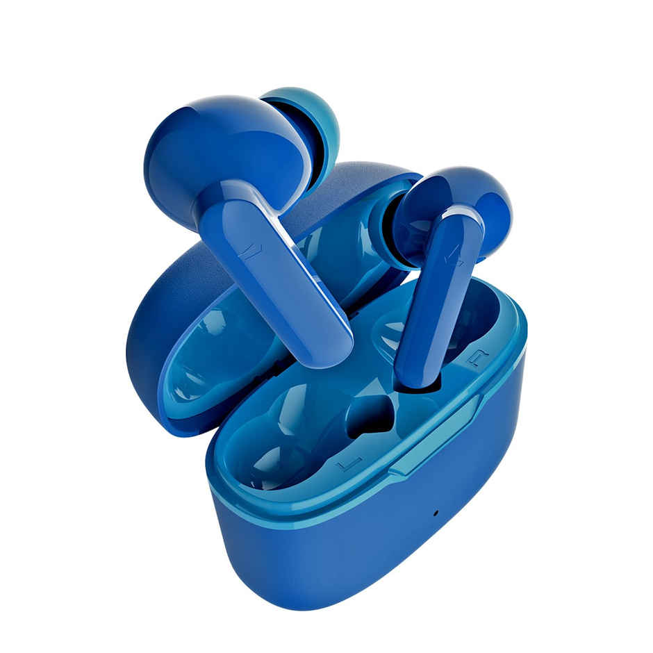 boAt Airdopes Ultra Plus TWS Earbuds With 50 Hrs Playback, 4-mic Enx Technology(Sporty Blue)