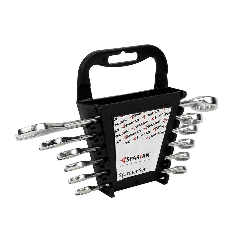 Spartan Carbon Steel Combination Spanner Set/Wrench Set/Tool Kit Multipurpose