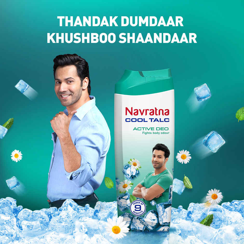Navratna Cool Talc - Active Deo