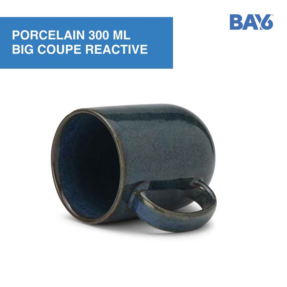 BAY6 Porcelain Coffee Mug Big Coupe 300 ml Reactive - Cyprus