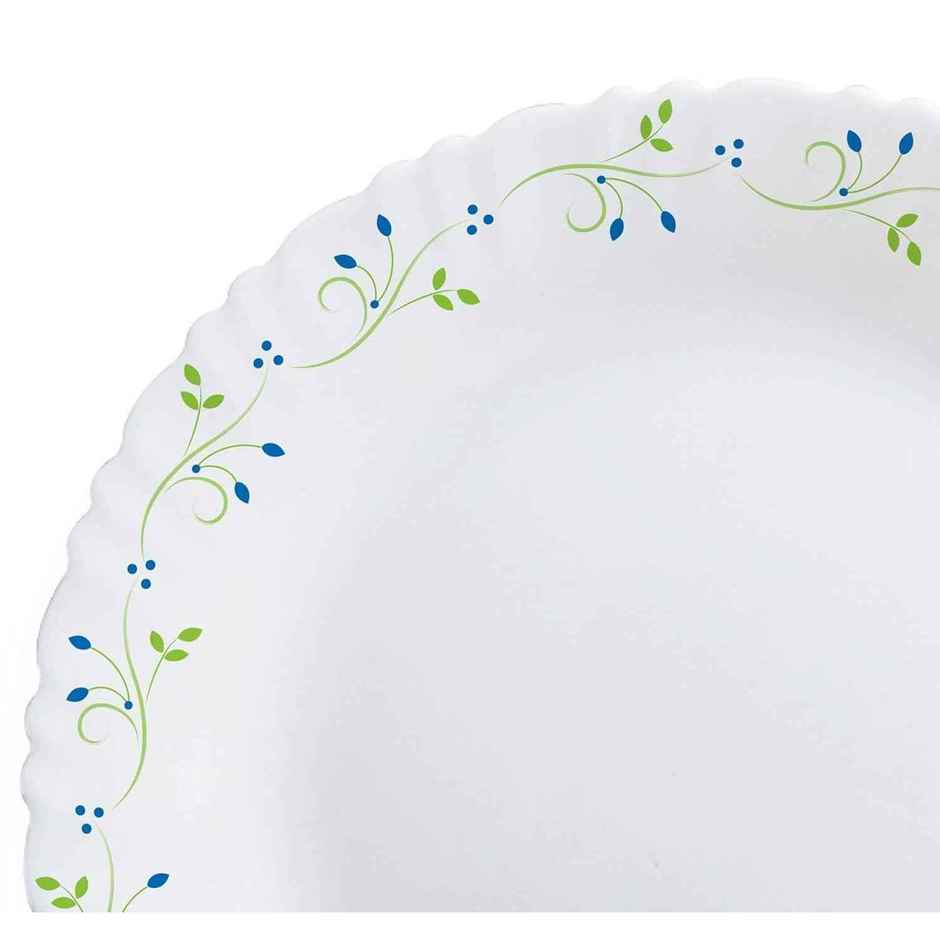 Cello Opalware Dazzle Series Tropical Lagoon Dinner Set | | Set Of 13, White