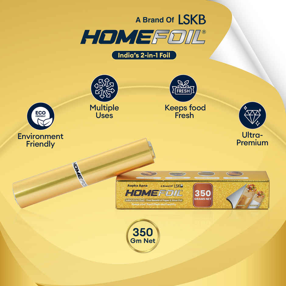 HOMEFOIL 2-in-1 Paper & Golden Foil