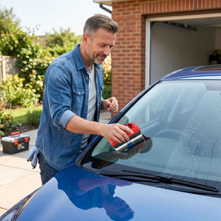SE7EN Automotive Glass Cleaner - Oil Film & Water Stain Remover for Car Windshield & Windows