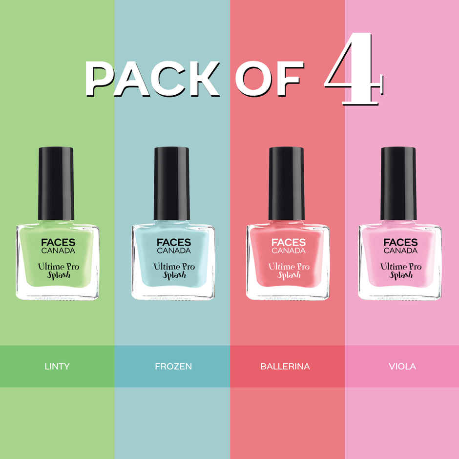 Faces Canada Ultime Pro Splash Mini Nail Enamel | Pastel Paradise
