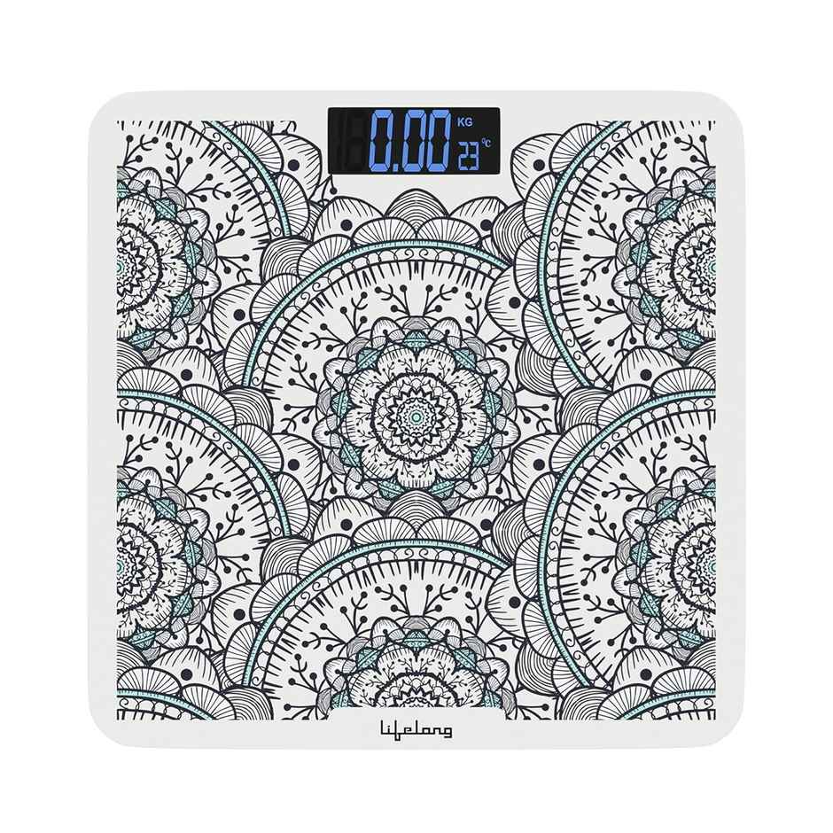 Lifelong Nimbus LLWS81 Digital Weight Machine | Tempered Glass