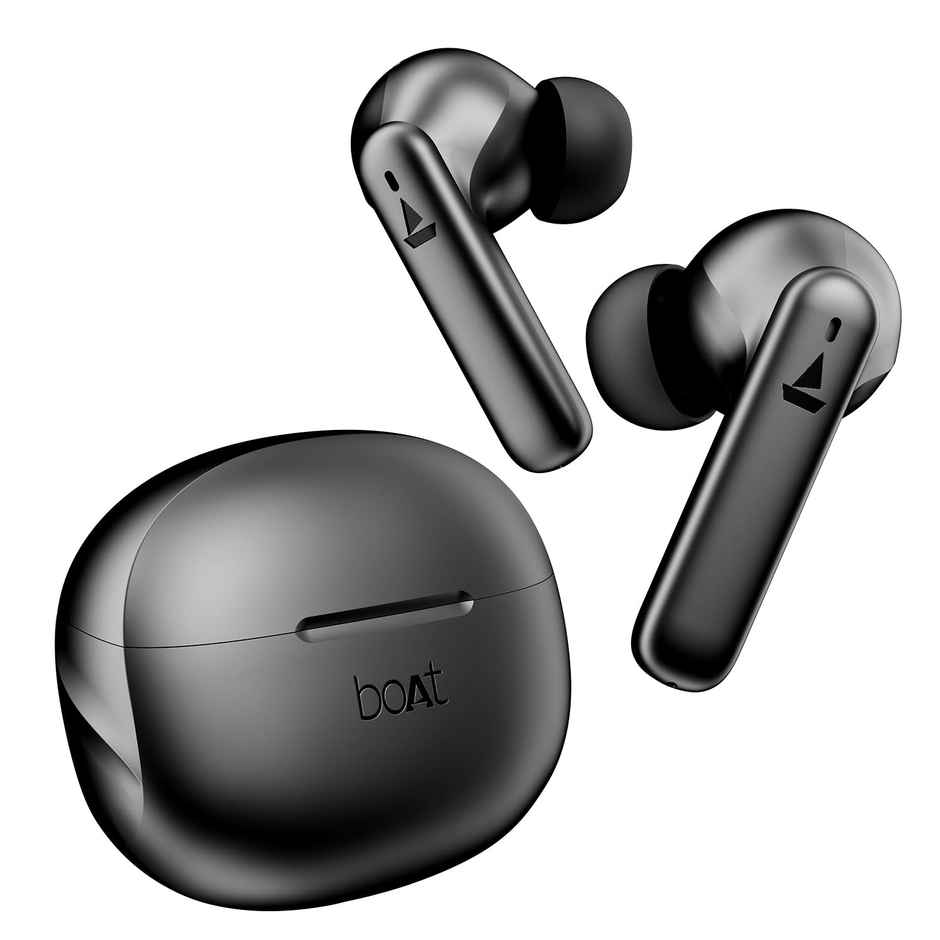 boAt Airdopes 170 TWS Earbuds w/ 50H Playtime, Quad Mics ENx Tech & BEAST Mode for Gaming (Classic Black)