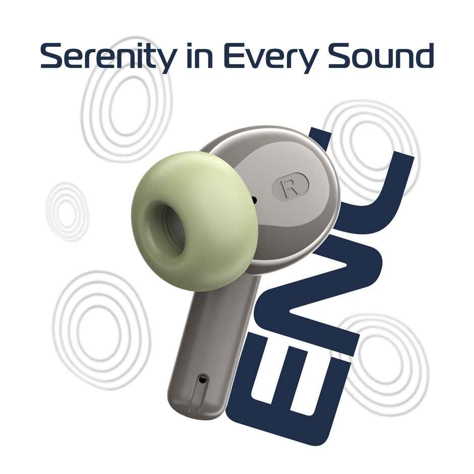 Cellecor Bropods C105 Tune TWS Noise Cancellation 50ms Low Latency Fast Charging - Type-c - Green