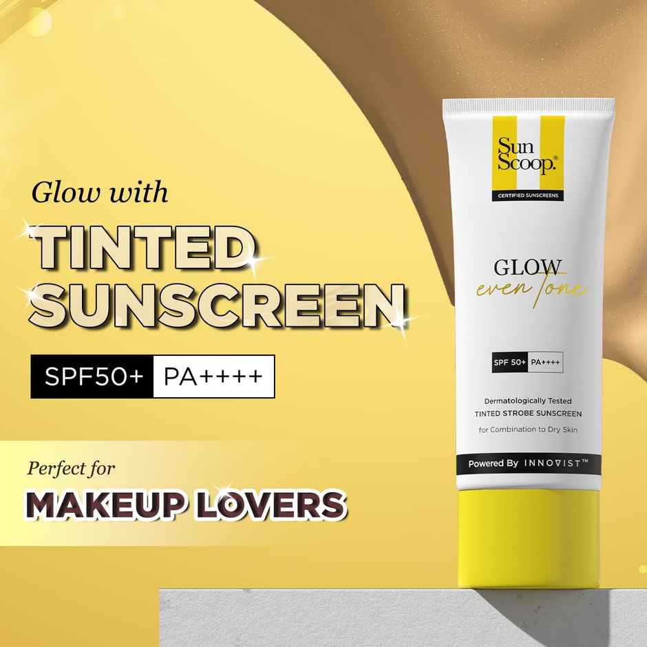 Sunscoop Glow Even Tone Cream Face Sunscreen SPF 50+ PA++++,