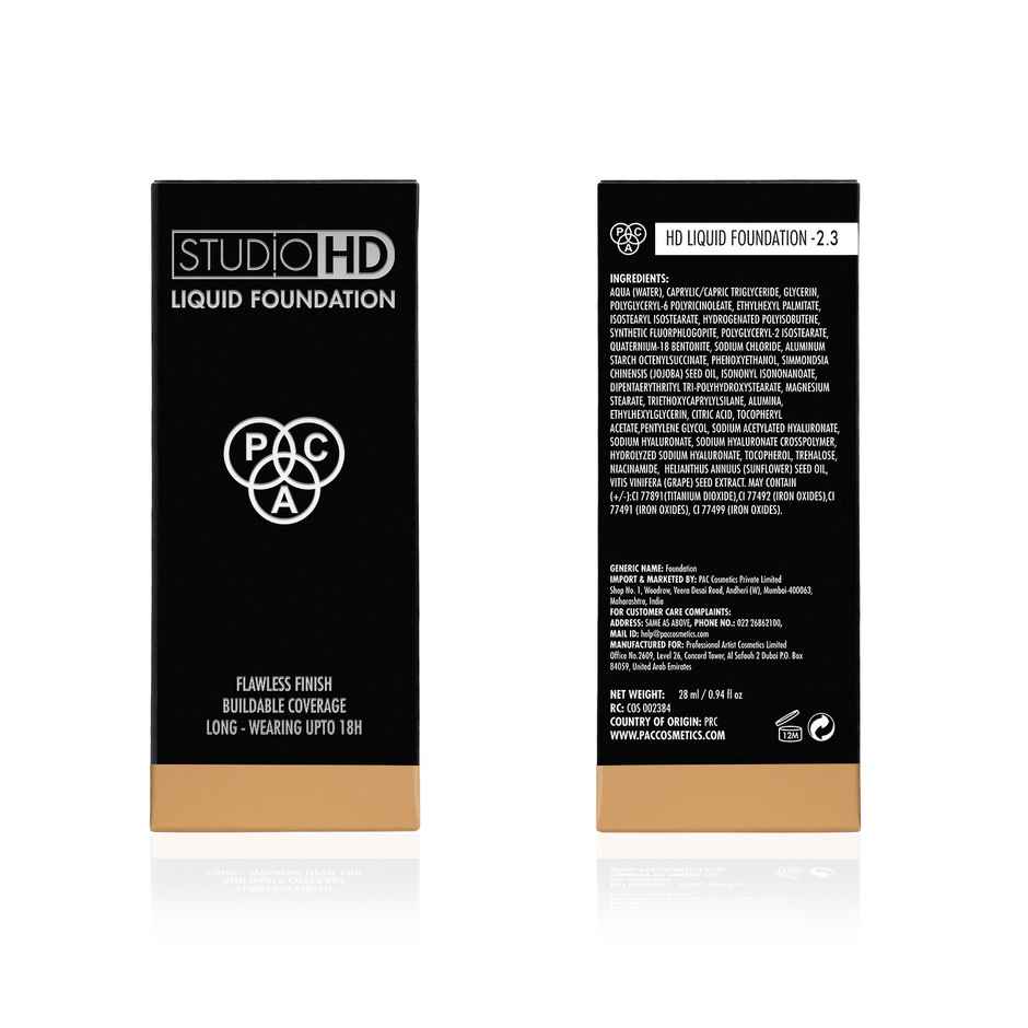 Pac Studio Hd Liquid Foundation (2.3)