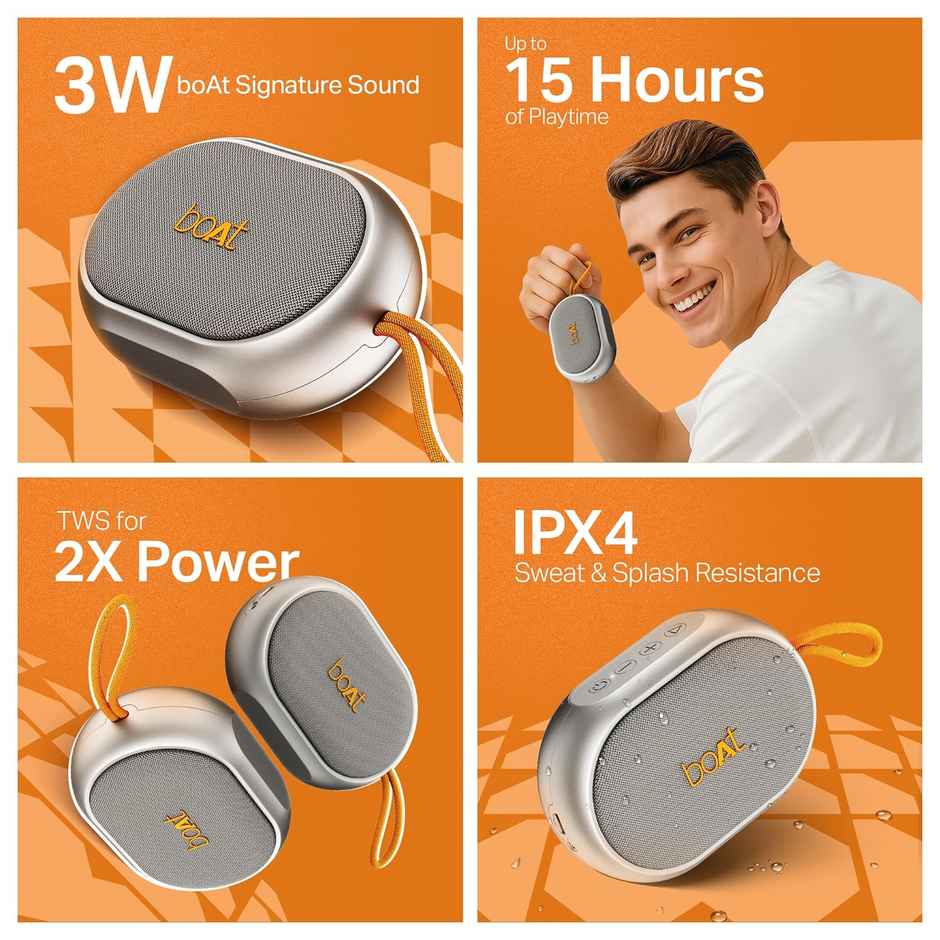 boAt Stone 110 | Groovy Grey