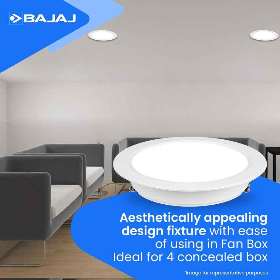 Bajaj Ivora Mini Cut 12W CDL LED Panel ( 4 Inch Cut Out)