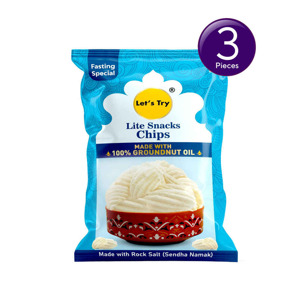 Let's Try Lite Snacks Chips | Vrat | Fasting Special Combo