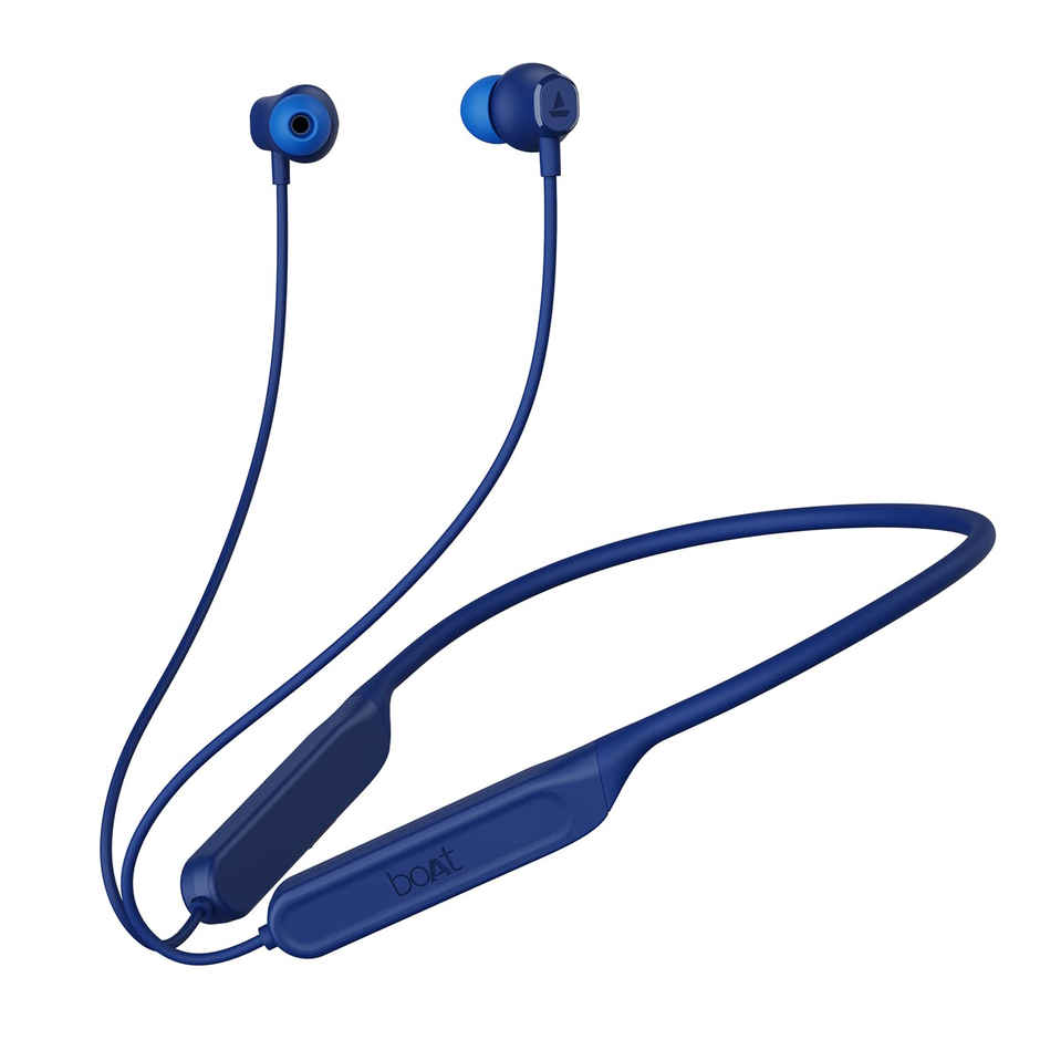 boAt Rockerz 378 in Ear Bluetooth Neckband with Spatial Bionic Sound Tuned by THX(Midnight Blue)