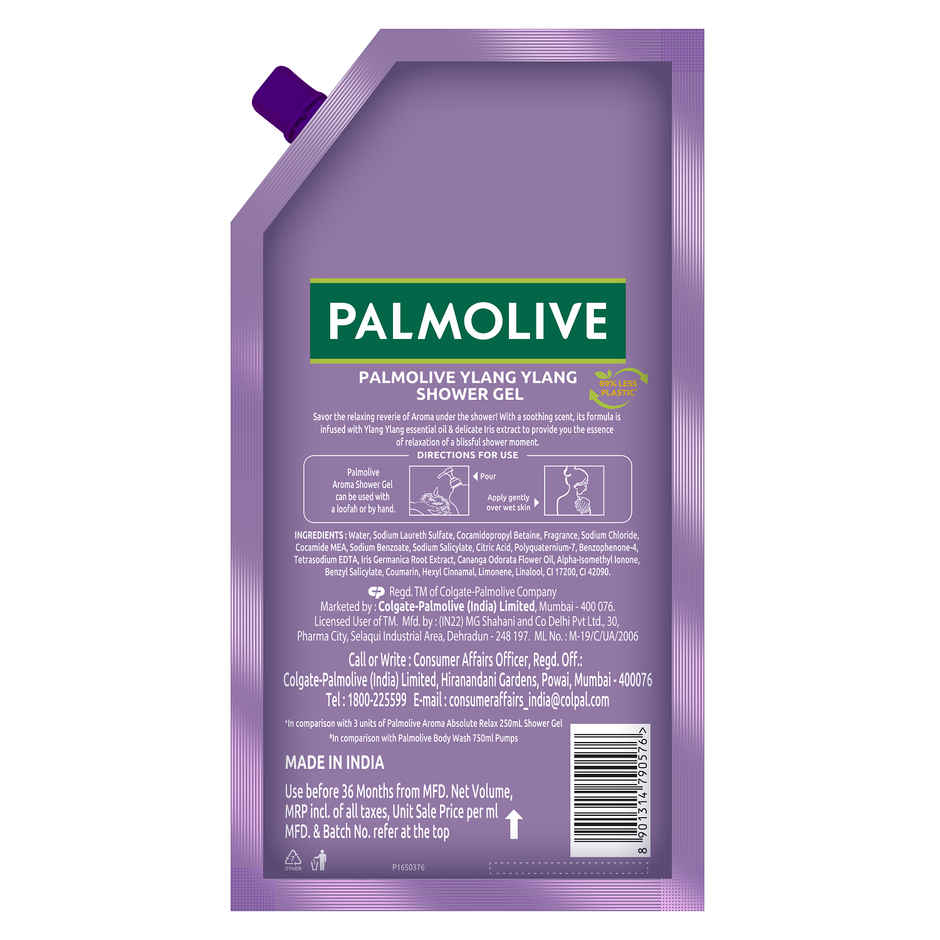 Palmolive Iris & Ylang Ylang Essential Oil Aroma Absolute Relax Body Wash Refill Pack