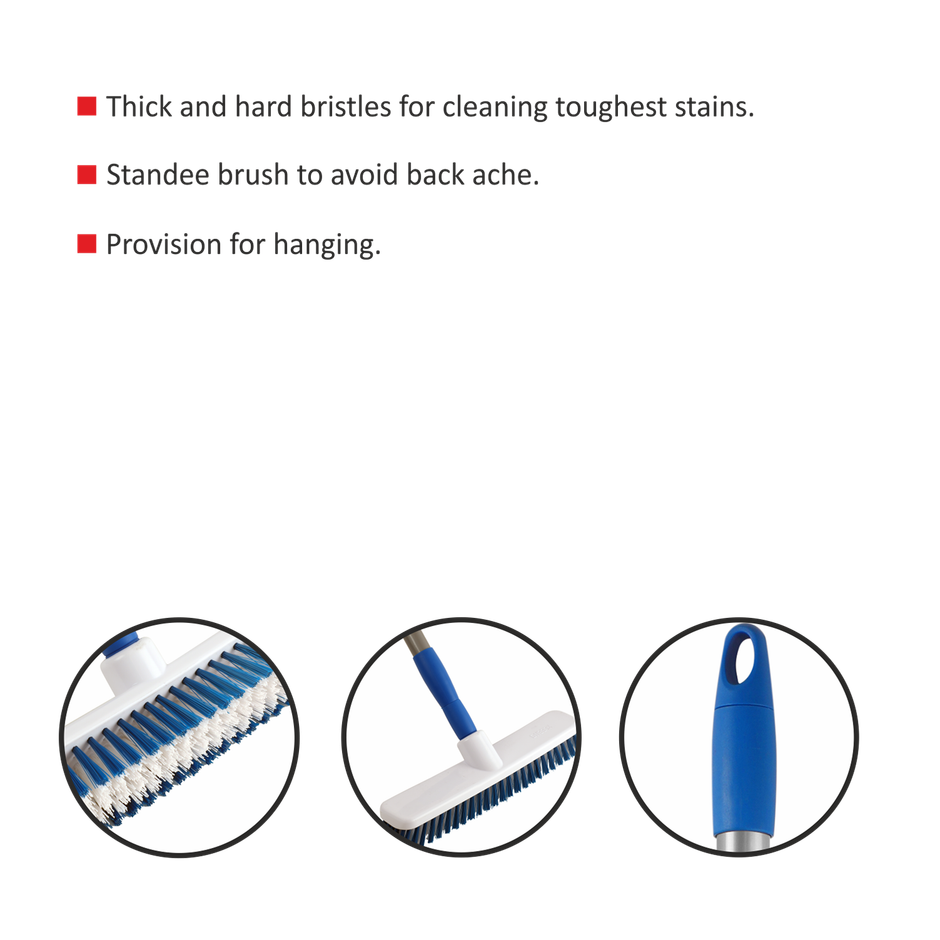 Cello Kleeno Hard Tile Cleaning Brush | Assorted