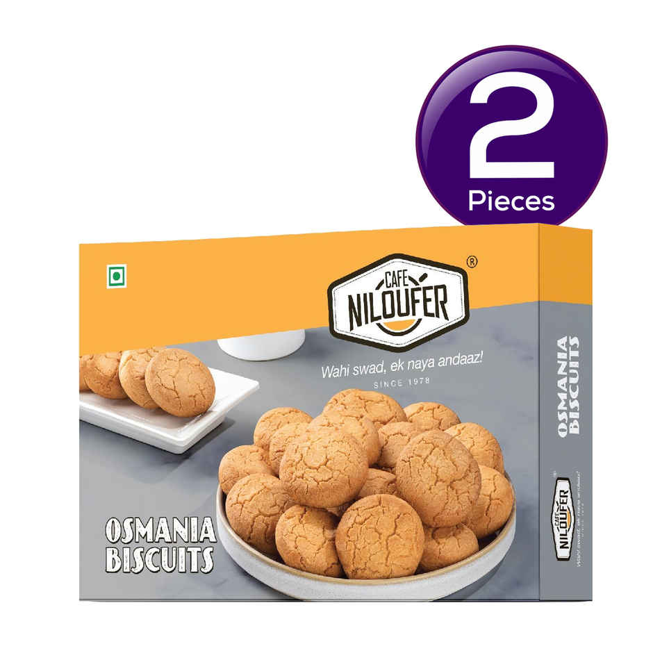 Cafe Niloufer Osmania Butter Flavoured Biscuits | Artificial Flavour-free and Preservative-free Combo