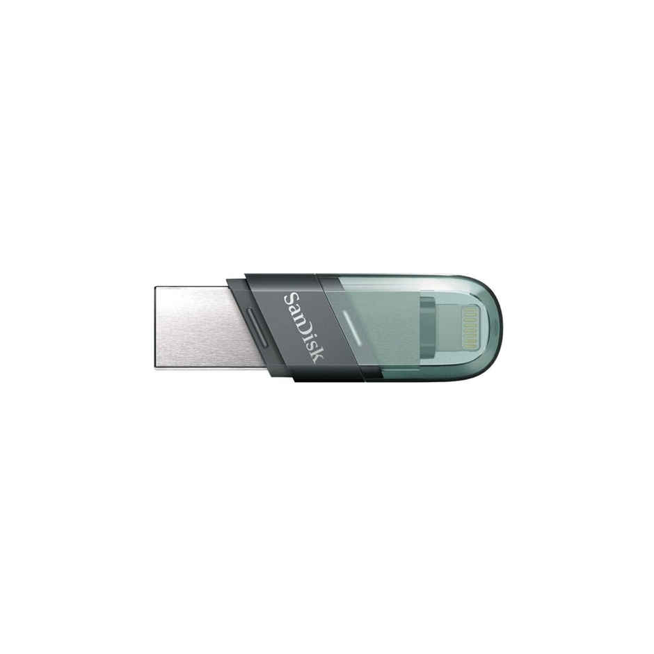 Sandisk Ixpand Usb 3.0 Flash Drive Flip 128Gb For Ios And Windows, Metalic