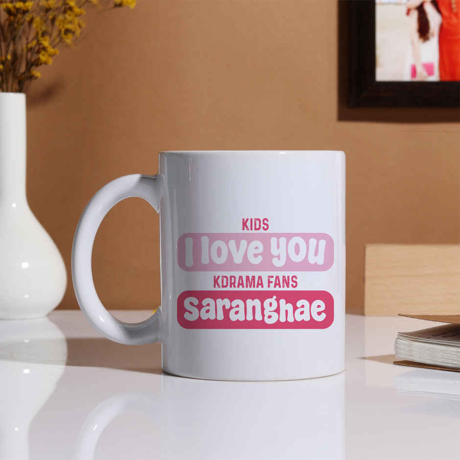 Happy Mail Saranghae Korean Mug