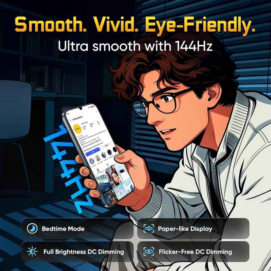 Realme Narzo 100 Lite 5G | 4 GB RAM | 64 GB Storage | 6.8 in Display | 5G | Frost Silver