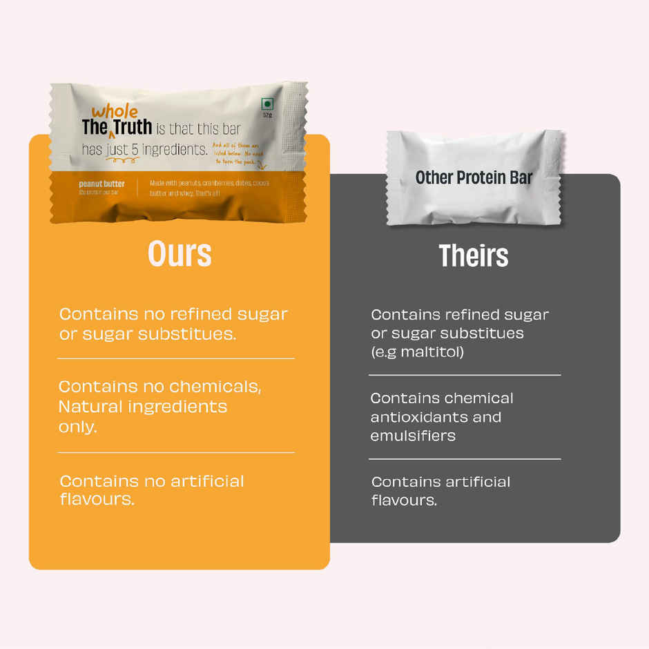 The Whole Truth Peanut Butter Protein Bar