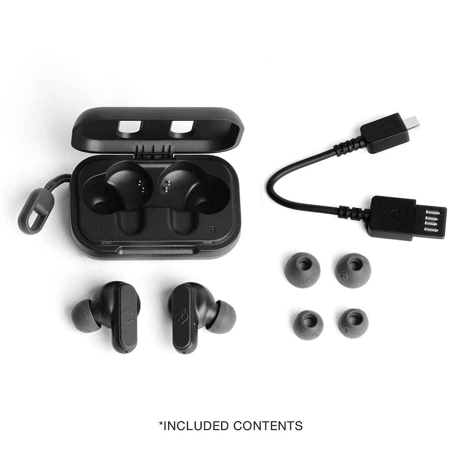 Skullcandy Dime True Wireless In-Ear Bluetooth Earbuds Compatible With Iphone And Android/ Ipx4 Water Dust Resistant - Black