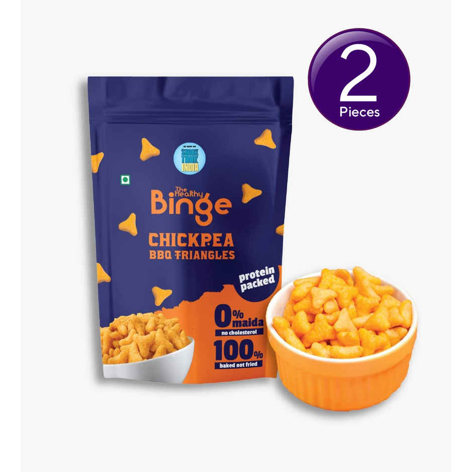 The Healthy Binge Bbq Chickpea Puffs Combo