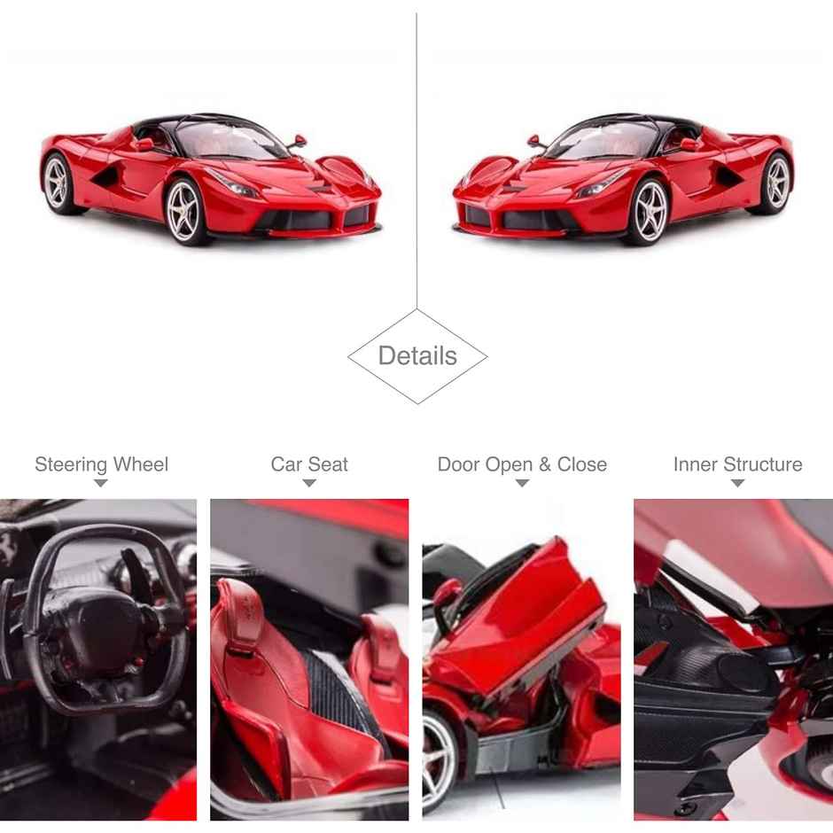 Webby Remote Controlled Super Car with Opening Doors | Rechargeable | Red