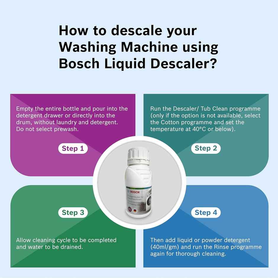 Bosch Liquid Descaler For Washing Machine