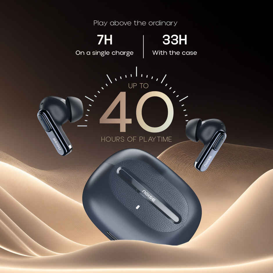 Noise Buds Uno 40H Playtime 4 Mic ENC 13mm Driver HyperSync TWS Earbuds | Navy Grain