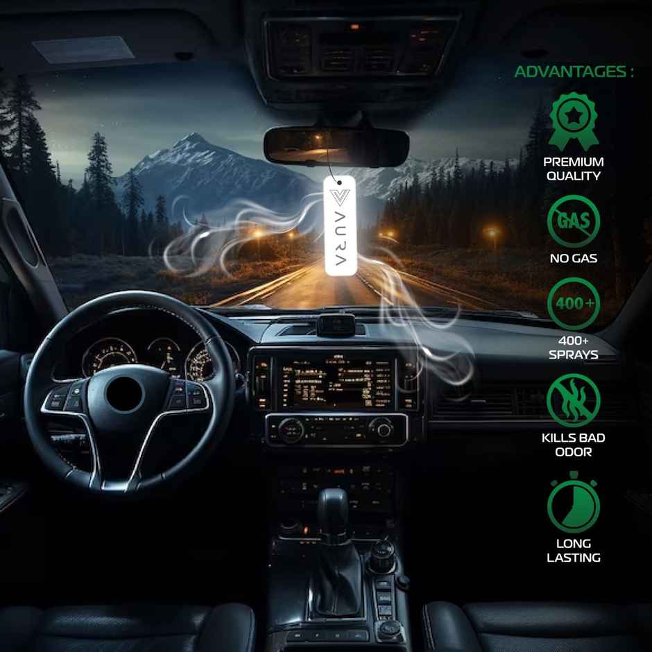 Vista Hanging Air Freshener - Perfume Spray | Earth - 400+ Sprays