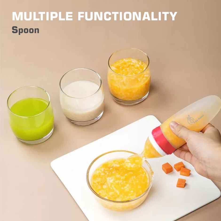 R for Rabbit Premium First Feed Baby Feeding Spoon (Red)