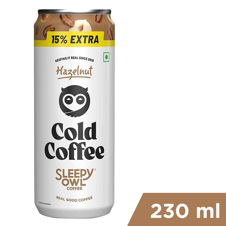 Sleepy Owl Hazelnut Cold Coffee Combo
