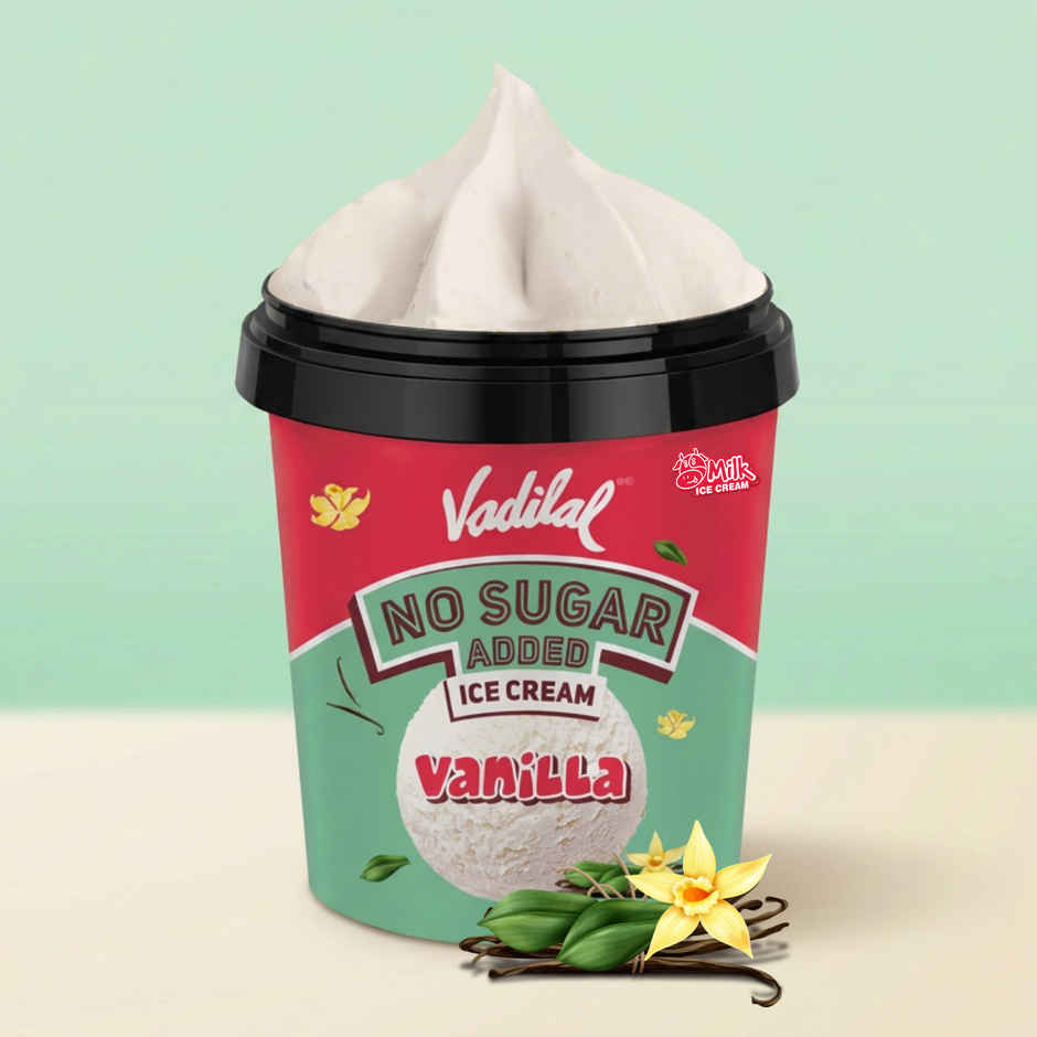 Vadilal Vanilla No Sugar Ice Cream Cup