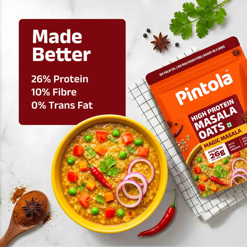 Pintola High Protein Masala Oats