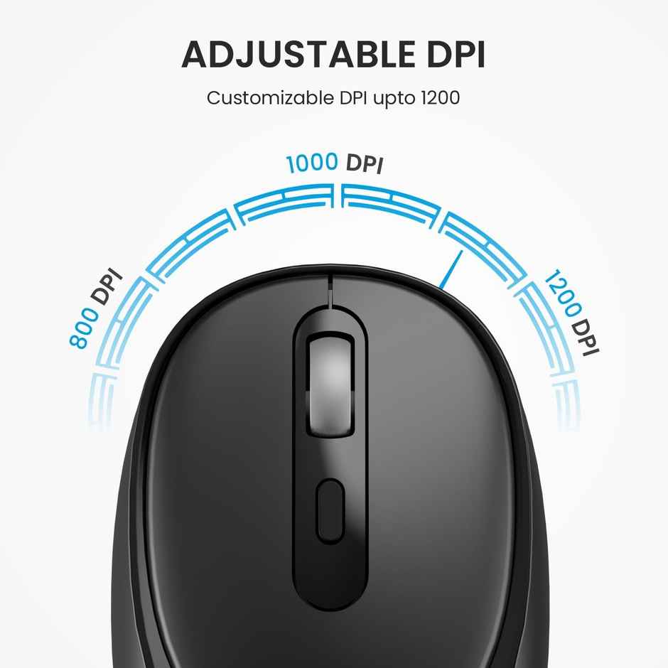 Portronics Wireless Keyboard & Mouse Combo(Black Orange)