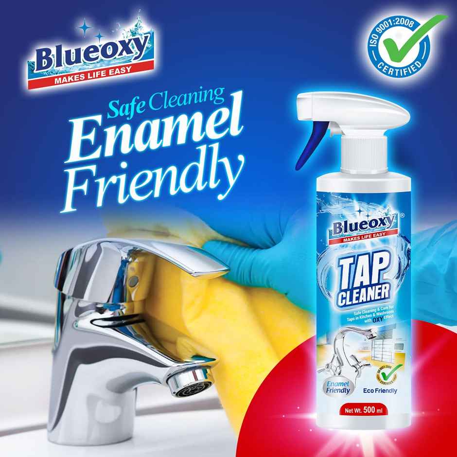 Blueoxy Hard Water & Limescale Stain Remover Tap Cleaner Spray